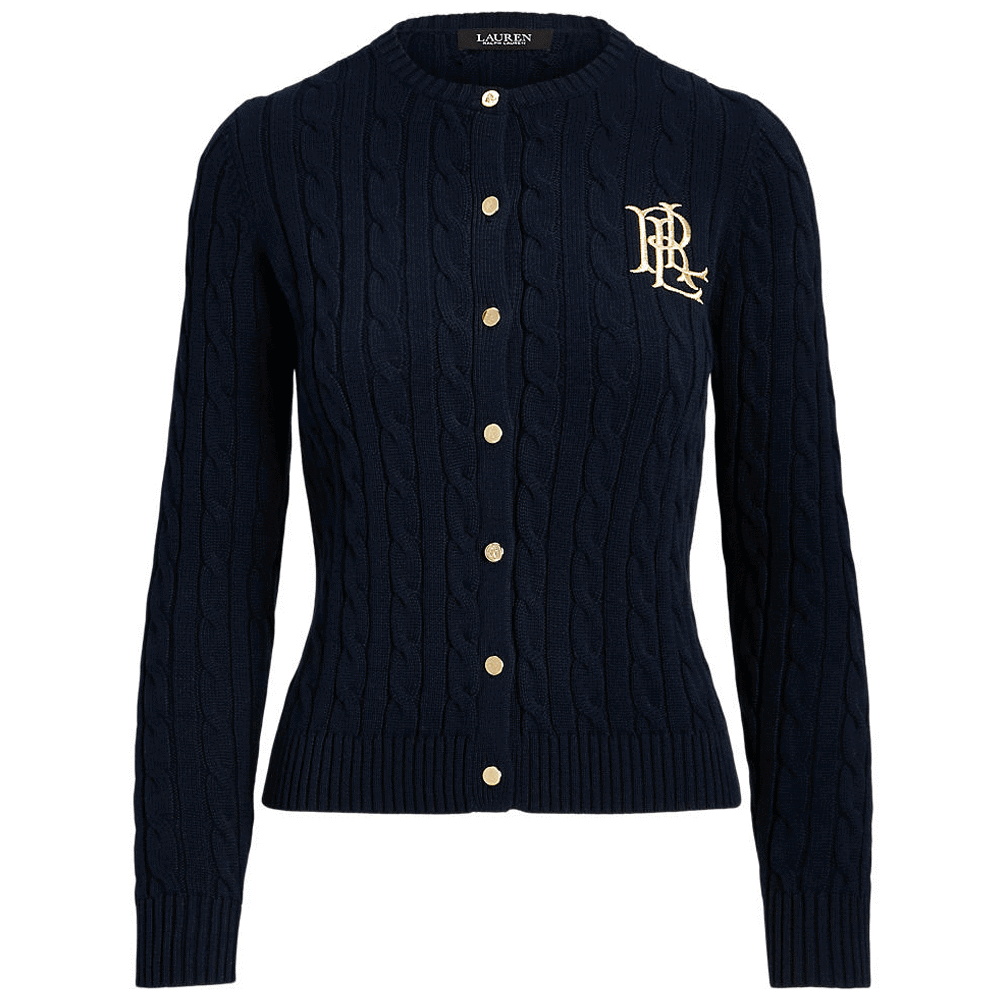 Lauren Ralph Lauren Cable-Knit Cotton Cardigan